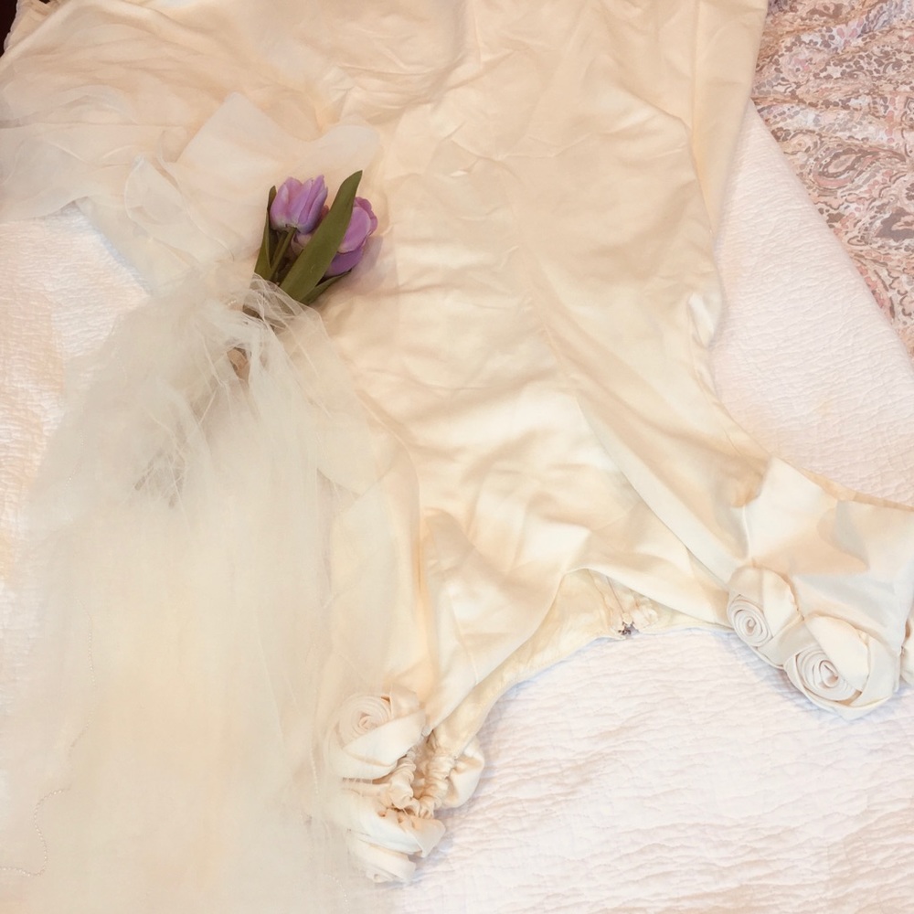 Moving Sale !Romantic vintage wedding Dress🤍🤍🤍💍👡💐💐💐Y2K - Picture 6 of 9